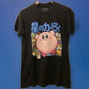 Nintendo Kirby Kanji Food Gourmet Race T-Shirt Adult Size Small